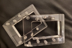 Aqua LEDs - držák na hranu akvária (jeden pár) – náhradní plasty