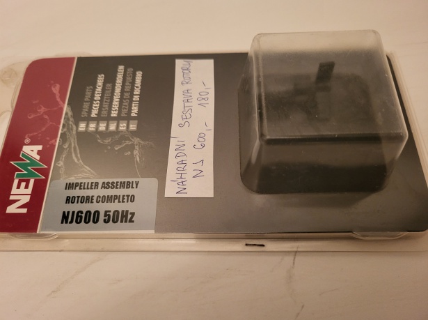 Náhradní sestava rotoru pro New Jet 600