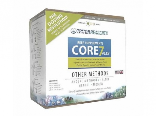 Core7 Flex Reef Supplements TRITON na 4x4 l nebo 2x8 l – rifová akvária s OTHER methods