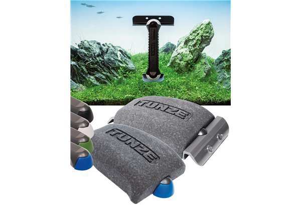 Plovoucí stěrka pro akvária – Care Magnet long (sklo 10–15 mm), TUNZE 0222.015